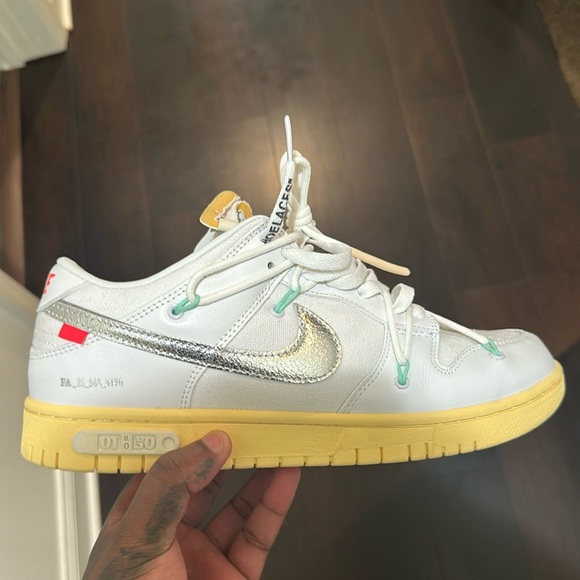 Nike Other - Nike SB Dunk Lot 1/50 Off-White